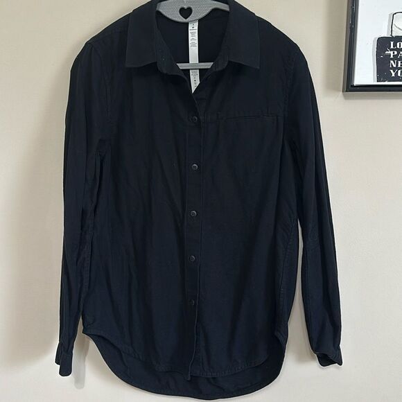 Lululemon Full Day Ahead Flannel Button Up Shirt - Picture 2 of 6